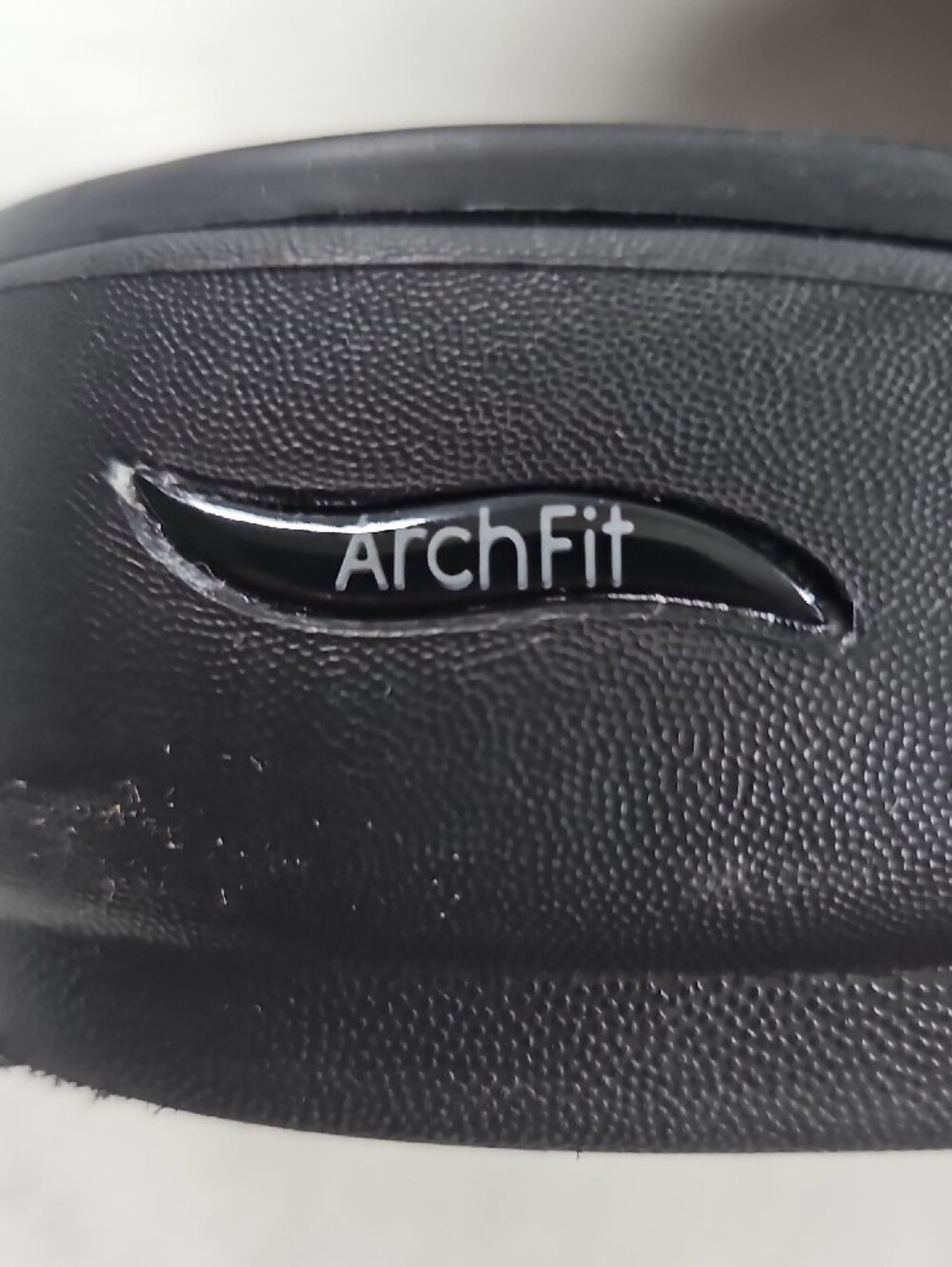 Skechers Foamies Arch Fit Black Wedge Slide Sandals Womens Size 10 Floral Relief - Picture 4 of 7